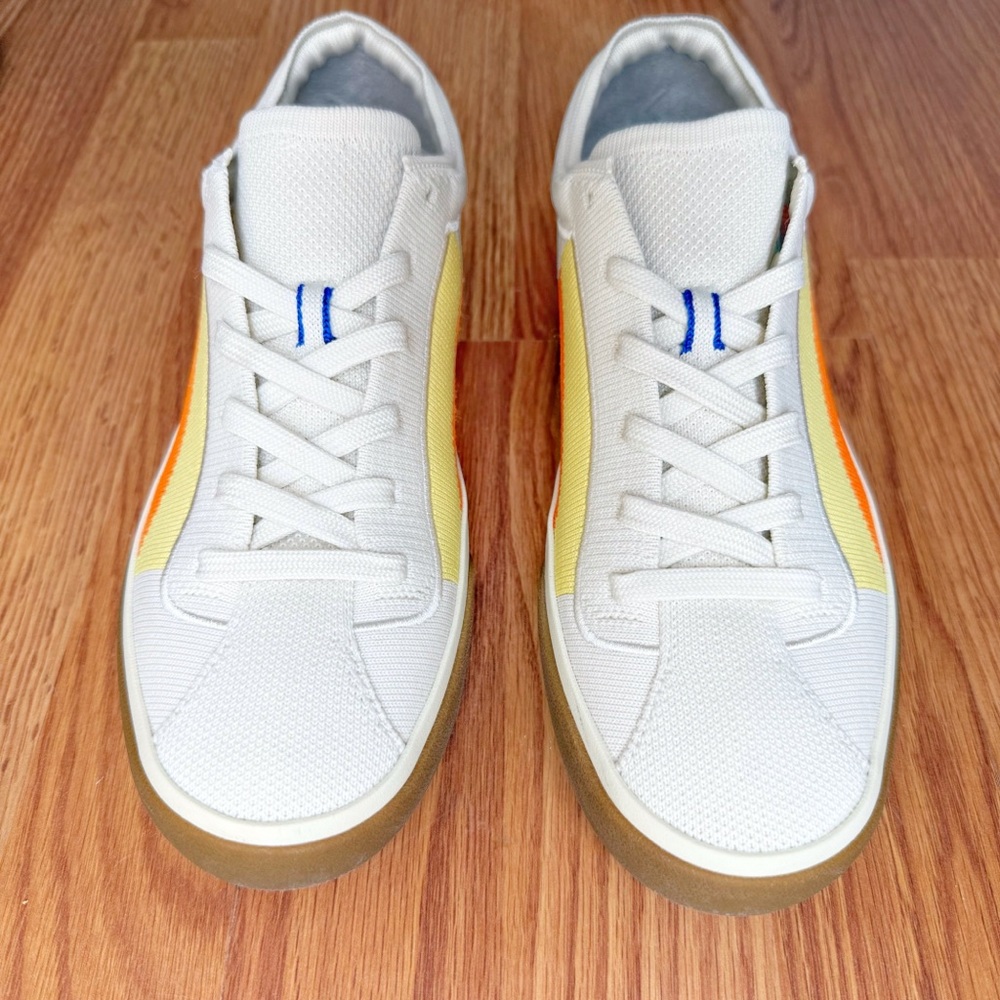 ROTHYS ORANGE RED YELLOW CANDY STRIPE LACE
UP SNEAKER - Picture 4 of 12